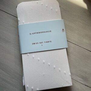 Anthropologie Swiss Dot Tights